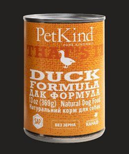 PetKind Duck Formula консерва для собак з качкою 369 г