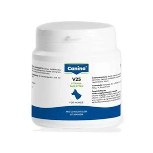 Canina V25 Vitamintabletten - Мультивитаминный комплекс для собак 30 таблеток