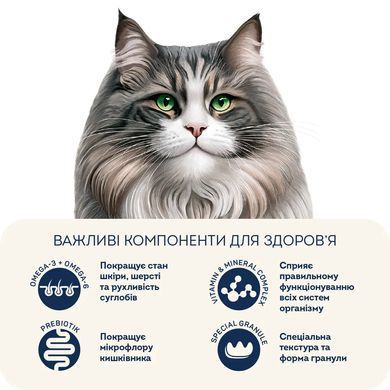 Home Food Повнораціонний сухий корм для дорослих котів &laquo;HAIRBALL CONTROL&raquo; Виведення шерсті зі шлунку 400 г
