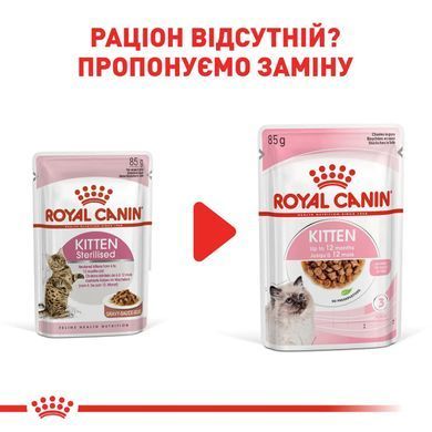 Royal Canin (Роял Канін) KITTEN STERILISED IN GRAVY Вологий корм для стерилізованих кошенят в соусі