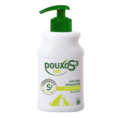 CEVA Douxo S3 Seb – лечебный шампунь Дуксо S3 Себь для собак и кошек, 200 мл