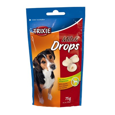 Ласощі для собак Trixie «Milk Drops» 75 г (молоко)