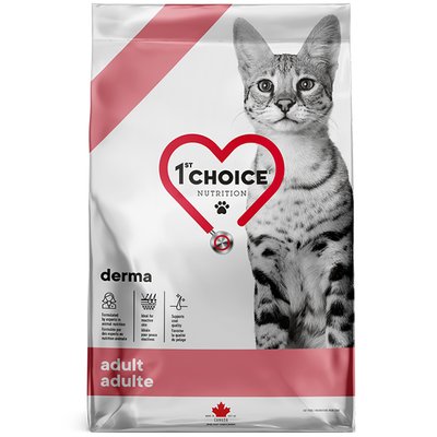 1st Choice Adult Derma ФЕСТ ЧОЙС ДЕРМА сухой диетический корм для котов, 1.8 кг