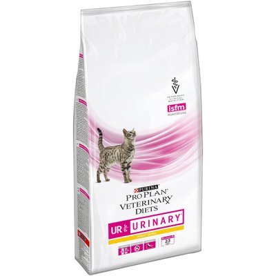 Purina Pro Plan Veterinary Diets UR URINARY - Лечебный сухой корм для кошек при заболеваниях нижних отделов мочевыводящих путей 1,5 кг