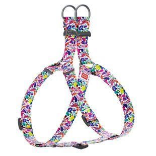 Collar Шлея WAUDOG Nylon с рисунком "Волшебные цветы"