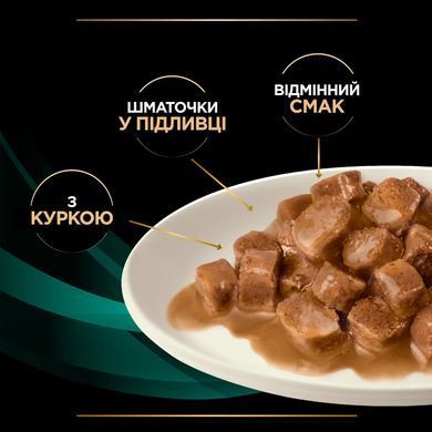 Purina Pro Plan Veterinary Diets EN - Вологий корм пауч для котів при захворюваннях шлунково-кишкового тракту з куркою 85 г, пачка