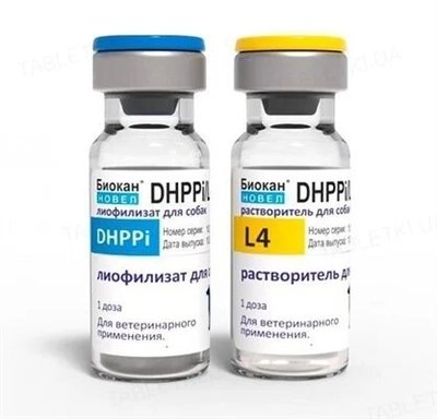 Біокан Новел DHPPi+L4 Вакцина для собак
