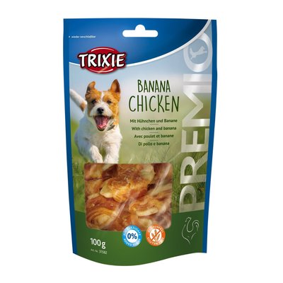 Лакомство для собак Trixie PREMIO Banana & Chicken 100 г (курица и банан)