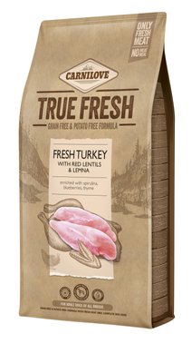 Carnilove True Fresh TURKEY for Adult dogs сухой корм для взрослых собак всех пород 11,4кг (индейка)