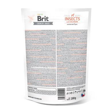 Brit Care Dog Crunchy Cracker - Ласощі для собак 200 г (комахи, лосось і чебрець)