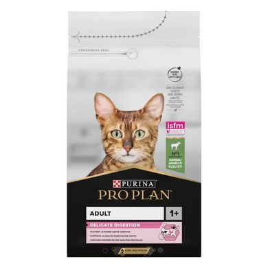 ProPlan Cat Delicate Adult - Сухий корм для кішок з чутливим травленням, з ягням 1,5 кг