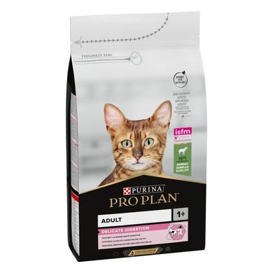 ProPlan Cat Delicate Adult - Сухий корм для кішок з чутливим травленням, з ягням 1,5 кг