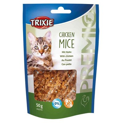 Ласощі для кішок Trixie PREMIO Chicken Mice 50 г (курка)