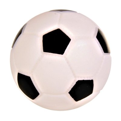 Игрушка для собак Trixie Мяч футбольный с пищалкой d=6 см (винил)