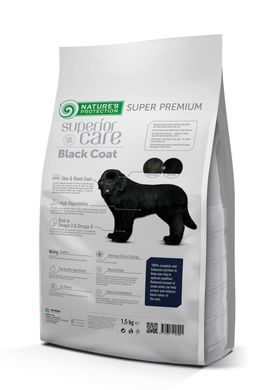 Nature's Protection SC Black Coat Adult All Breeds - корм для собак всіх порід з чорною вовною 1,5 кг