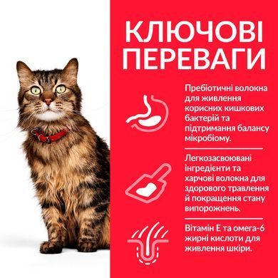 HILL'S SP Adult Sensitive Stomach & Skin Хіллс Сухий Корм для Котів з Куркою - 300 г