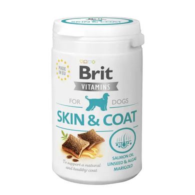 Brit Vitamins Skin and Coat - Вітаміни для собак 150 г