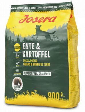 Josera Ente Kartoffel сухой корм для собак (Йозера Энте энд Картофель с уткой и картофелем) 900 г