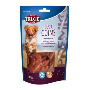 Ласощі для собак Trixie PREMIO Chicken Duck Coins 80 г (качка)