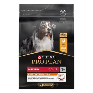 ProPlan Dog Medium Adult - Сухий корм для дорослих собак середніх порід з куркою 3 кг