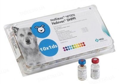 Нобівак ЧГППІ (Nobivac DHPPi) вакцина для собак - MSD Animal Health
