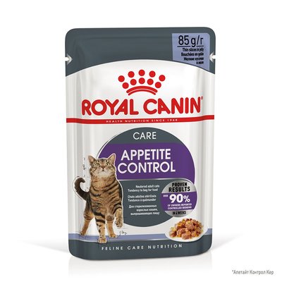 Вологий корм Royal Canin Appetite Control Care шматочки в желе, для стерилізованих котів, 85 г