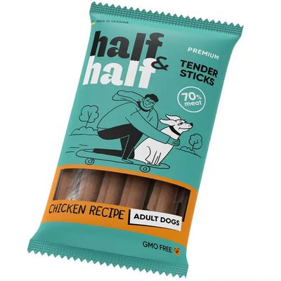 Half&Half Tender Sticks Adult - Лакомство для собак 100 г (курица)