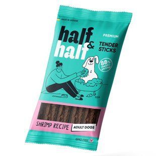 Half&Half Tender Sticks Adult - Ласощі для собак 100 г (креветка)