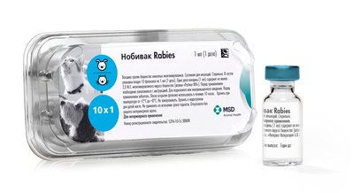 Нобивак Рабиес (Nobivac Rabies) вакцина для собак и кошек - MSD Animal Health