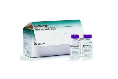 Канинсулин 40 ЕД/мл при инсулинозависимом сахарном диабете у собак и кошек, 2,5 мл