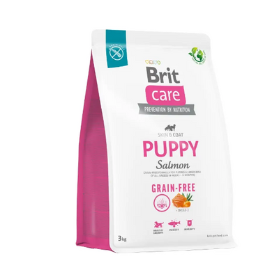Brit Care Dog Grain-free Puppy - Сухой корм для щенков беззерновой 3 кг (лосось)