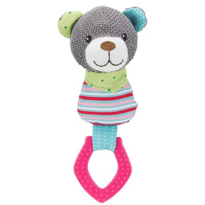 Іграшка для цуценят Trixie Ведмедик «Junior» з Кільцем 23 см (текстиль/плюш)
