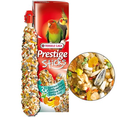 Versele-Laga Prestige Sticks Big Parakeets Exotic Fruit Верселя-лага ЕКЗОТИЧНІ ФРУКТИ ласощі для середніх папуг