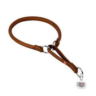 Collar Нашийник-удавка круглий Collar Soft, коричневий S