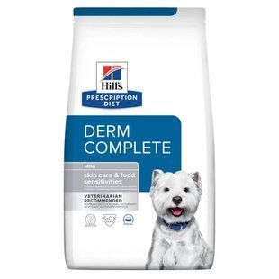 Hill&rsquo;s Prescription Diet Derm Complete Mini - Сухий корм для собак з яйцем та рисом 1 кг