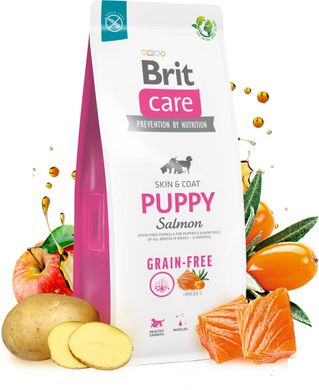 Brit Care Dog Grain-free Puppy - Сухой корм для щенков беззерновой 12 кг (лосось)