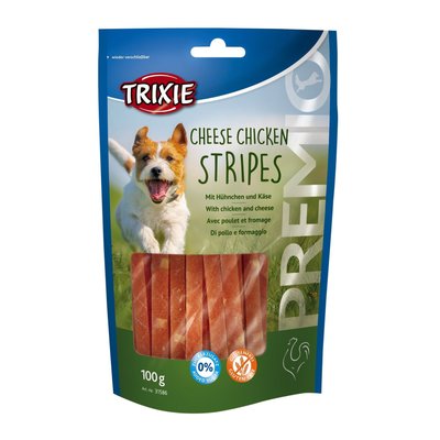 Ласощі для собак Trixie PREMIO Chicken Cheese Stripes 100 г (курка і сир)