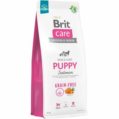 Brit Care Dog Grain-free Puppy - Сухий корм для цуценят беззерновий 12 кг (лосось)