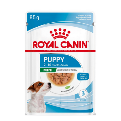 Вологий корм Royal Canin Mini Puppy для цуциків дрібних порід, соус, 85 г